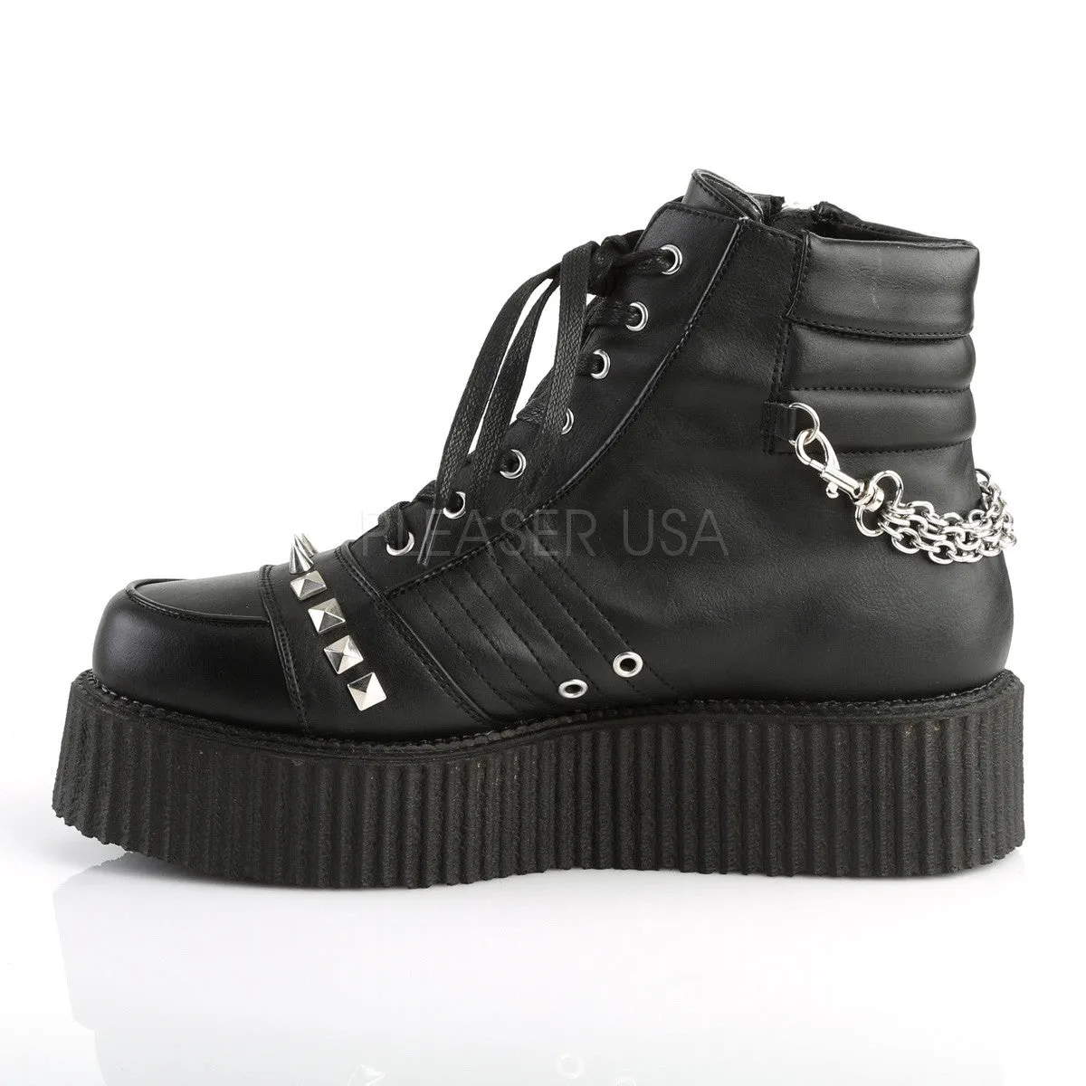 2 Inch Platform V-CREEPER-565 Black