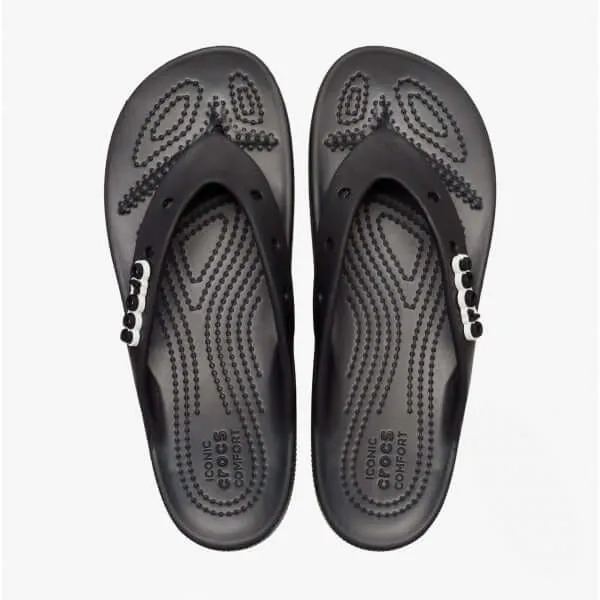 207714-001 CLASSIC PLATFORM FLIP Ladies Flip Flops Black