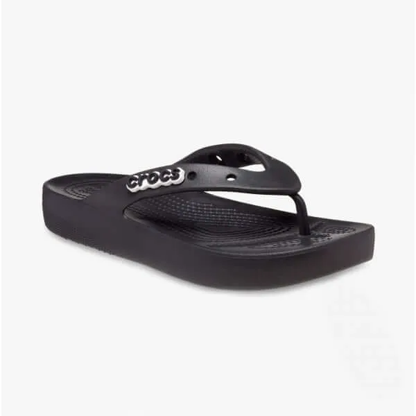 207714-001 CLASSIC PLATFORM FLIP Ladies Flip Flops Black