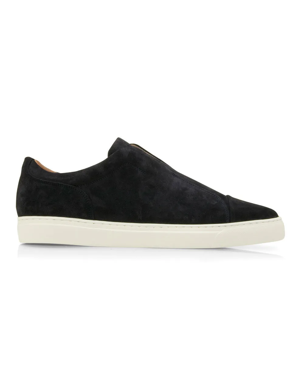 Aaron Suede Sneaker in Dark Navy