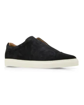 Aaron Suede Sneaker in Dark Navy