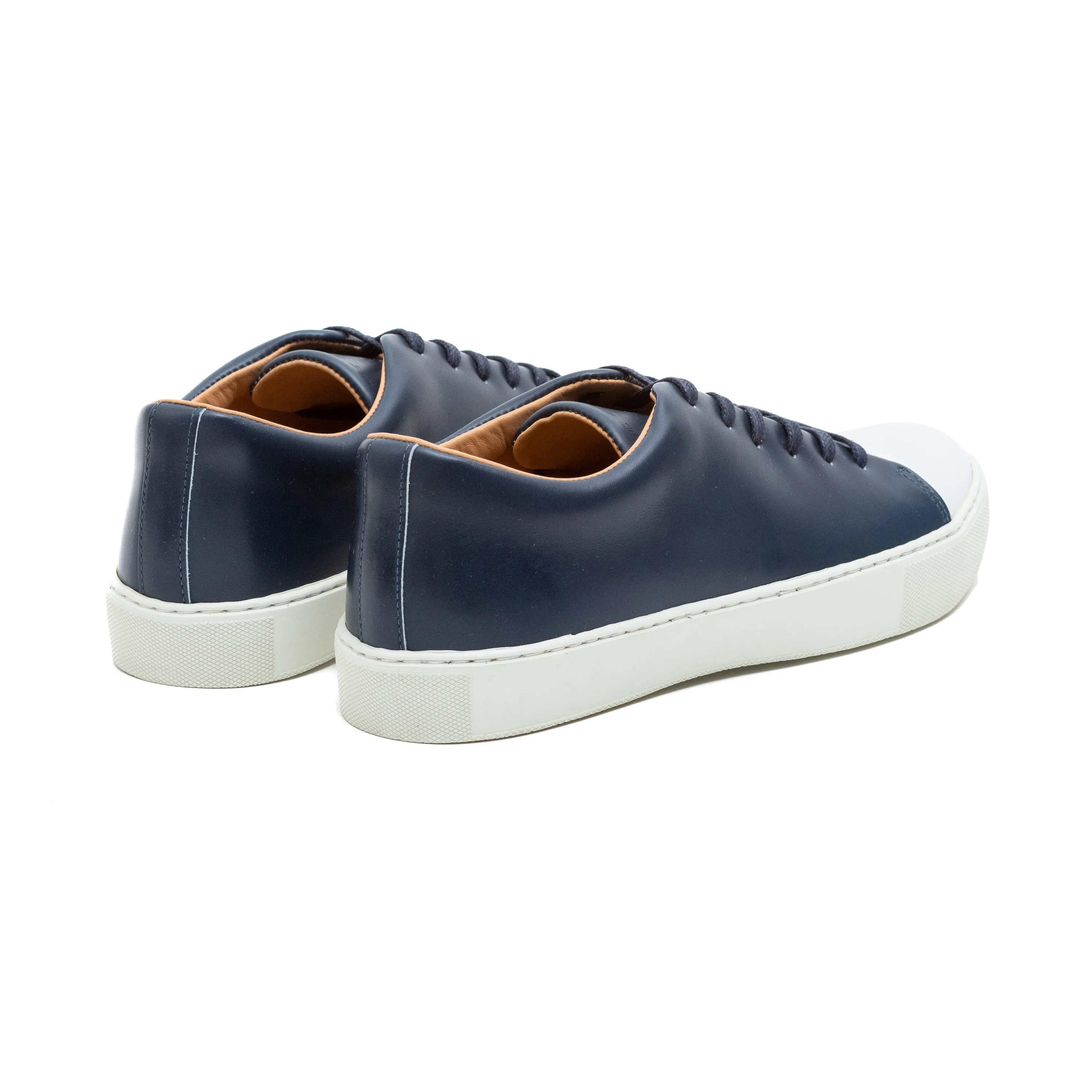 Abington Toe Cap - Navy Calf