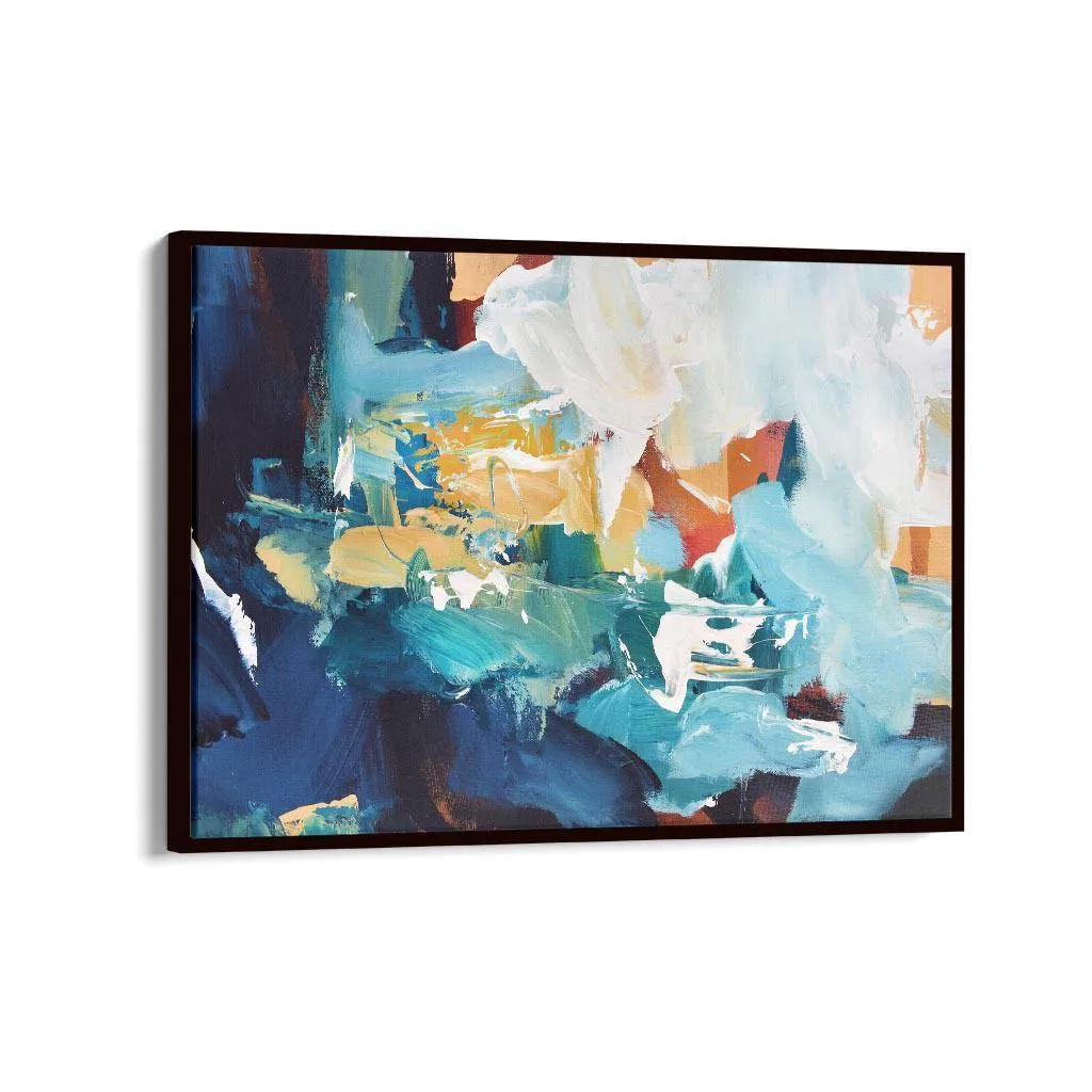 Abstract 226 Framed Canvas