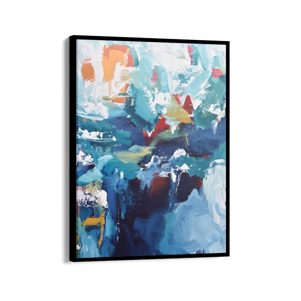 Abstract 281 Framed Canvas