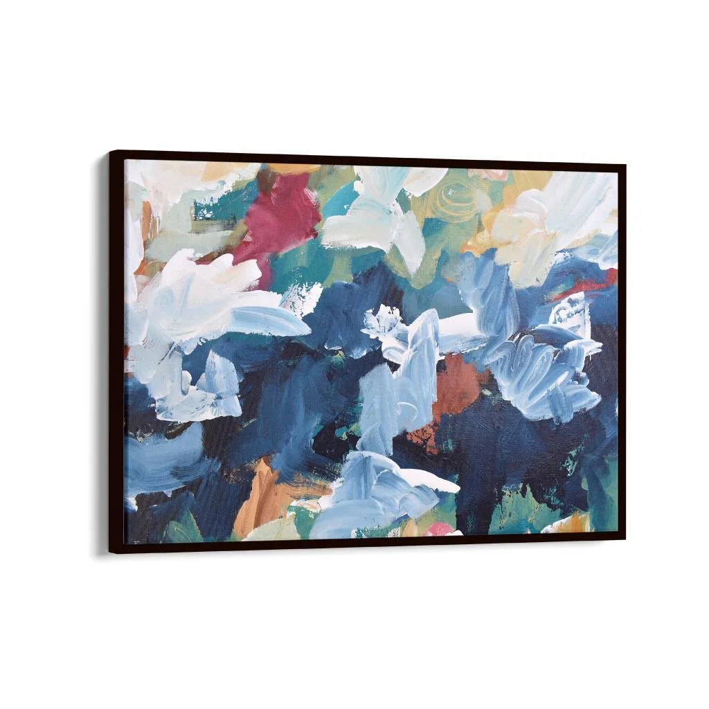 Abstract 309 Framed Canvas