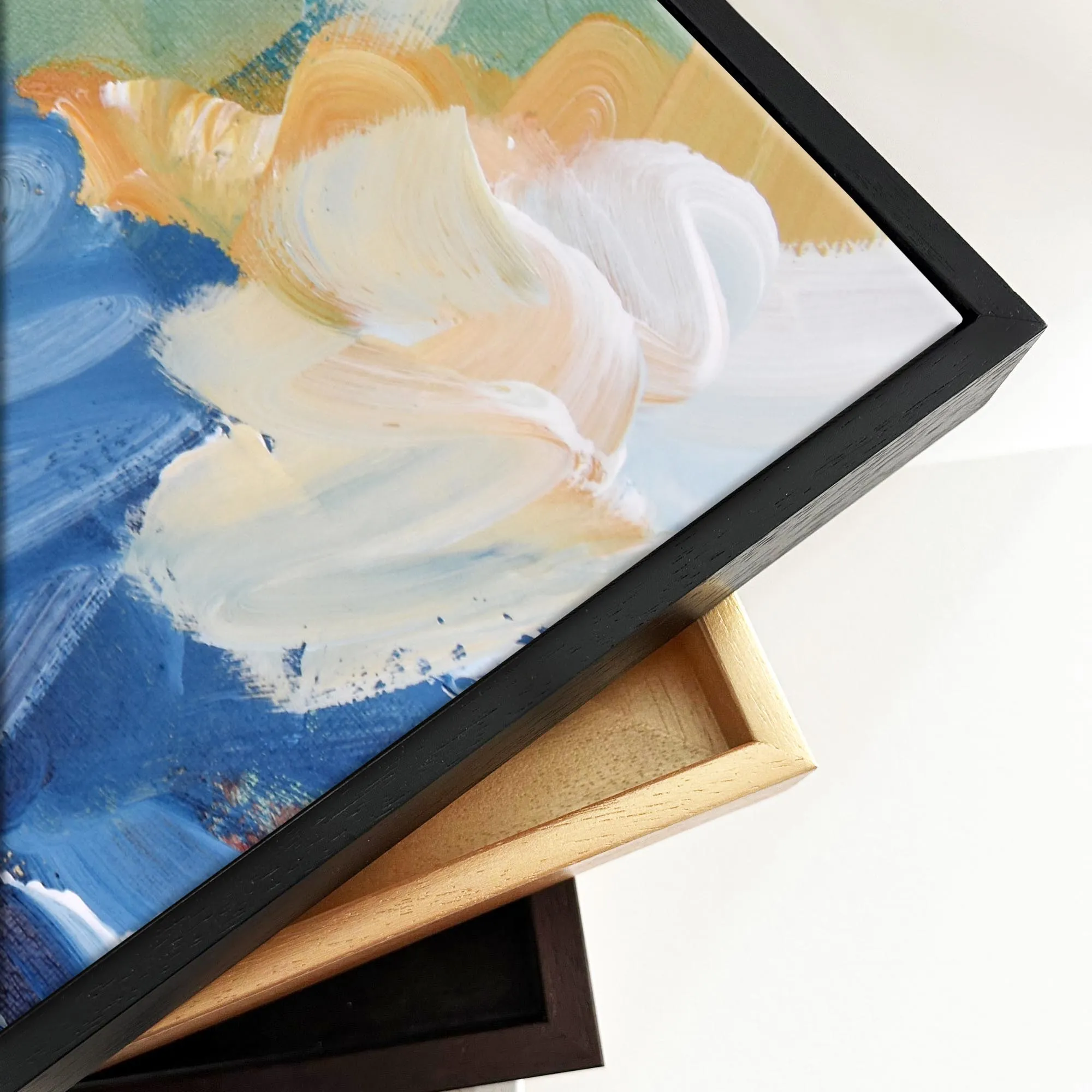 Abstract 309 Framed Canvas