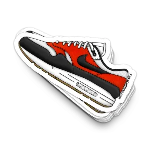 Air Max 1 "Gamma Orange White" Sneaker Sticker