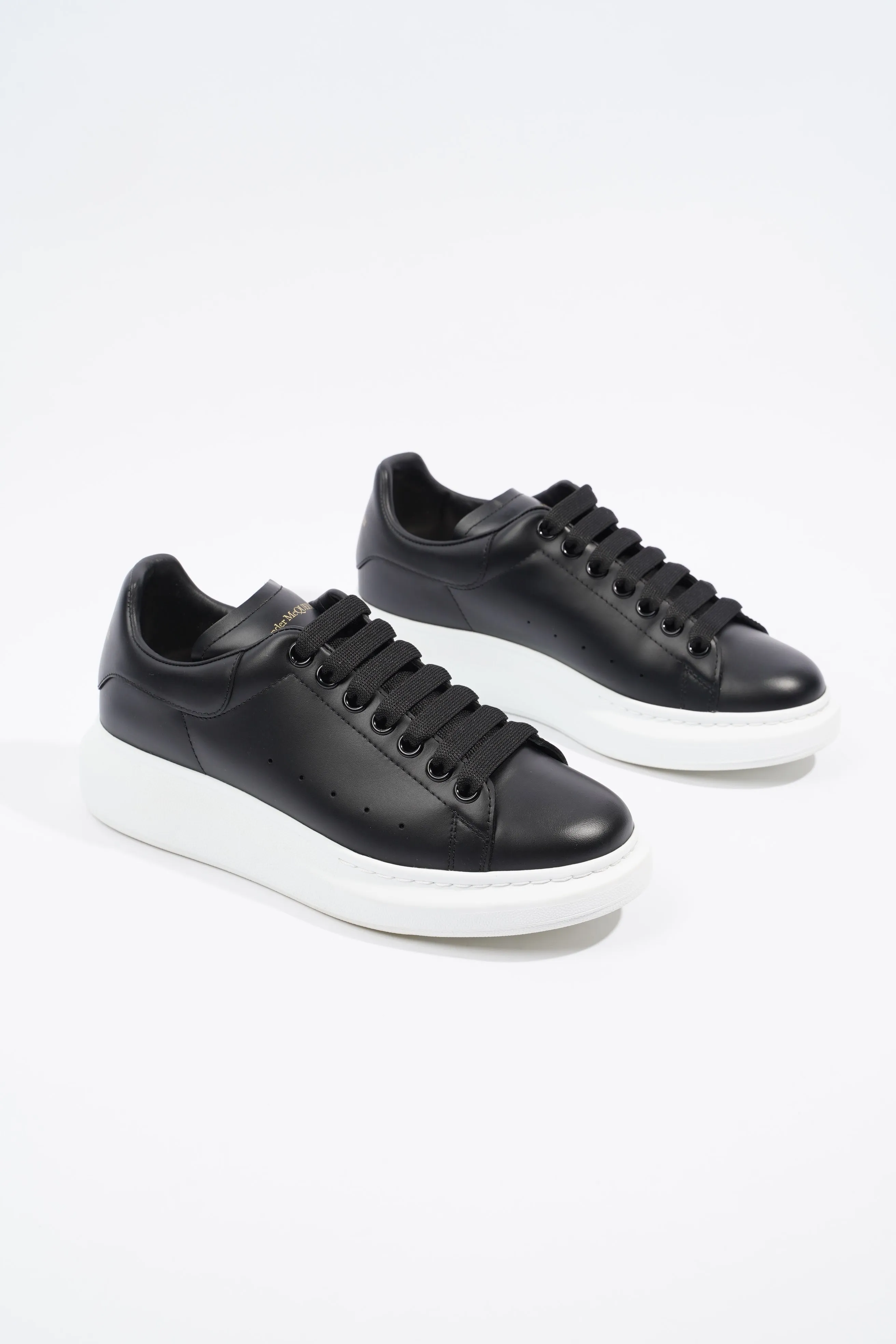 Alexander McQueen Oversized Sneaker Black Leather EU 39 / UK 6