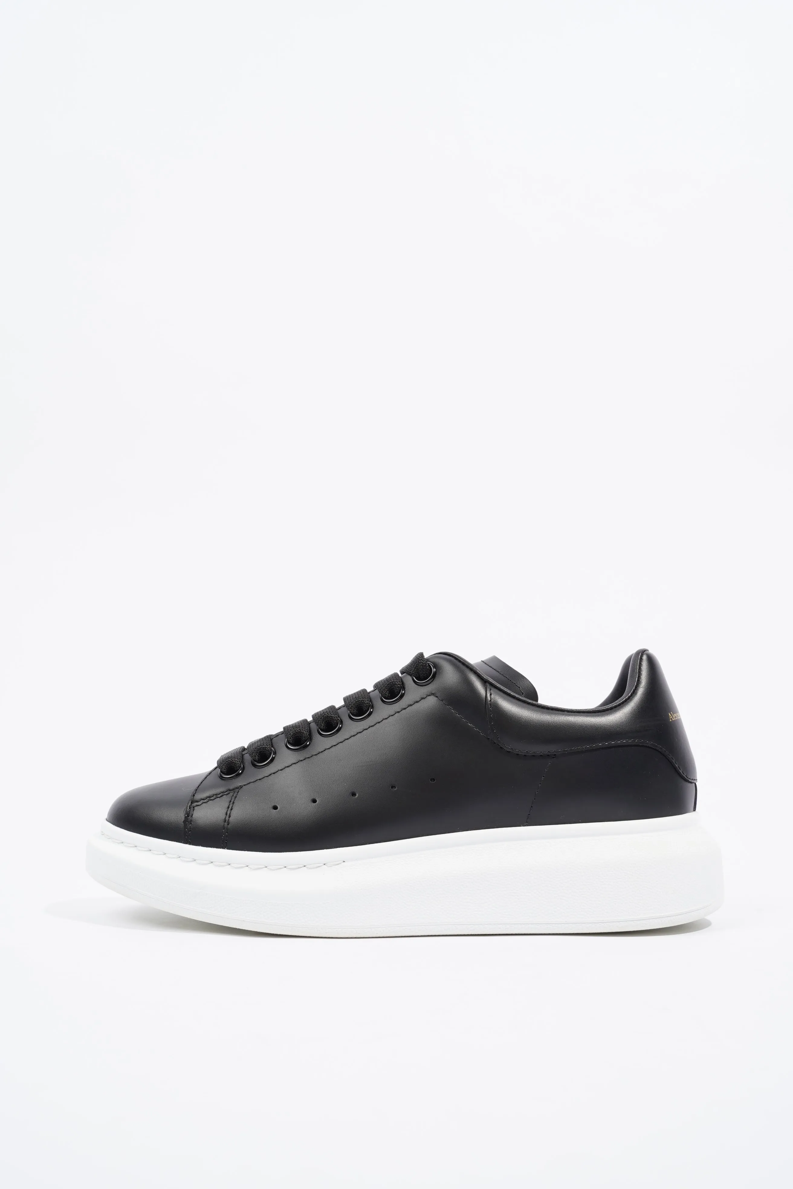 Alexander McQueen Oversized Sneaker Black Leather EU 39 / UK 6