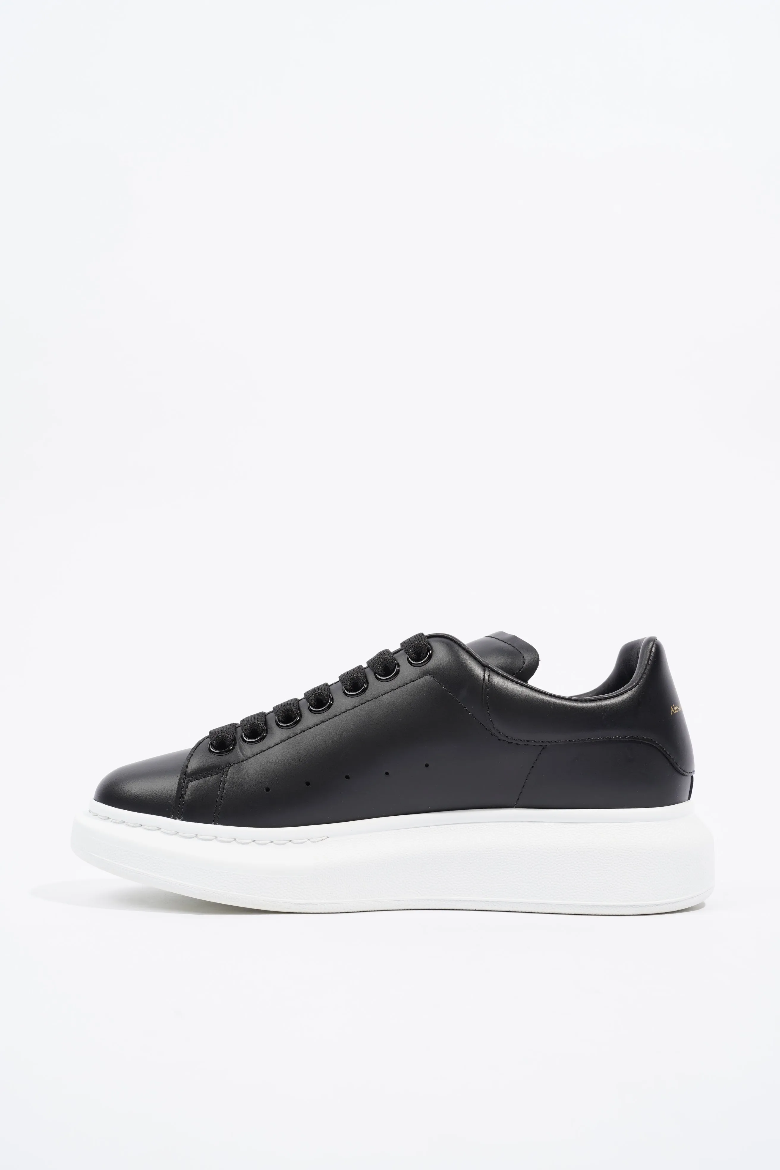 Alexander McQueen Oversized Sneaker Black Leather EU 39 / UK 6