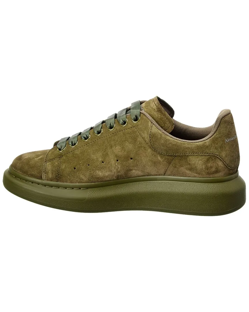 Mens Luxury Alexander McQueen Oversized Suede Sneakers in Elegant Design