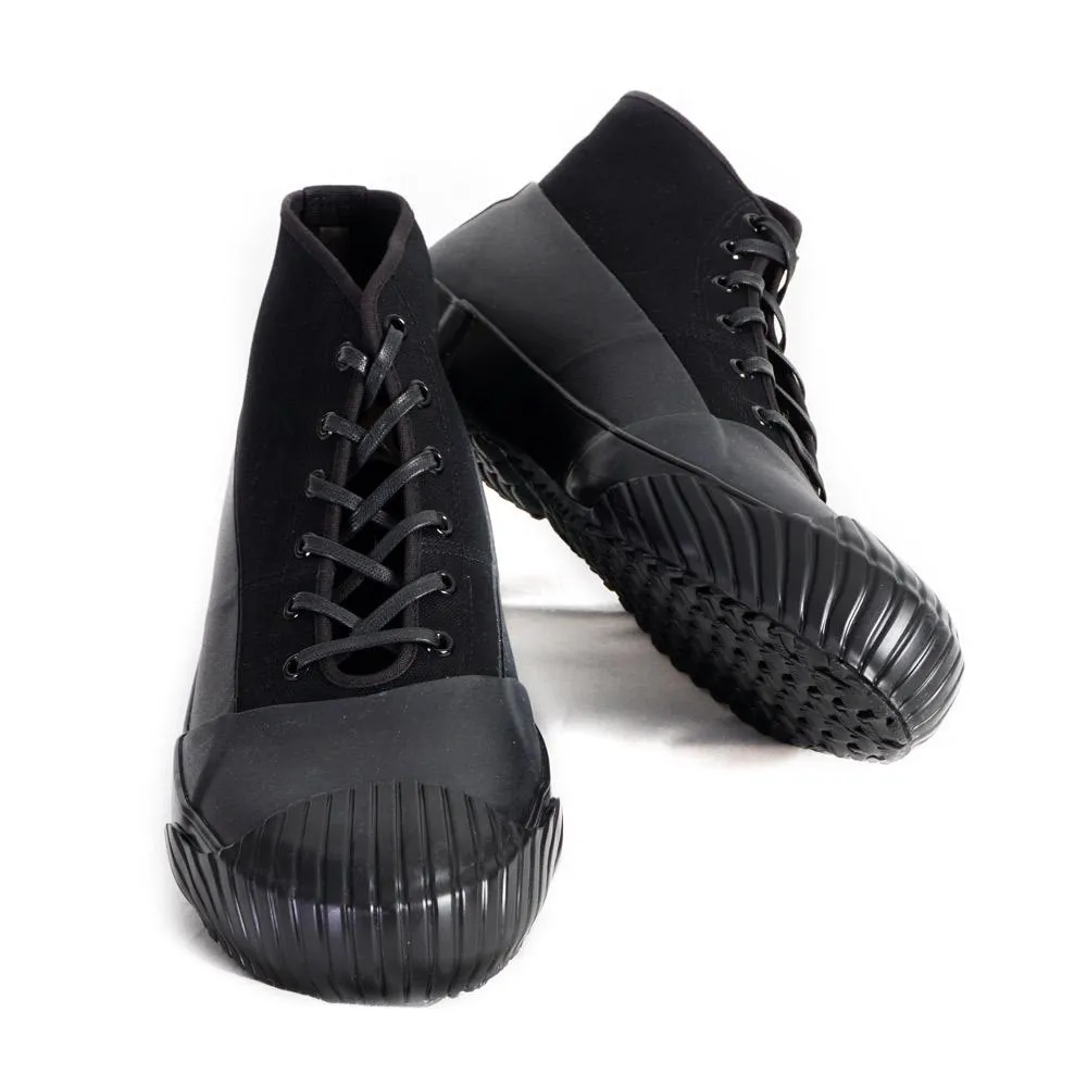 ALLWEATHER | Vulcanised Sole Sneaker Boot | Black