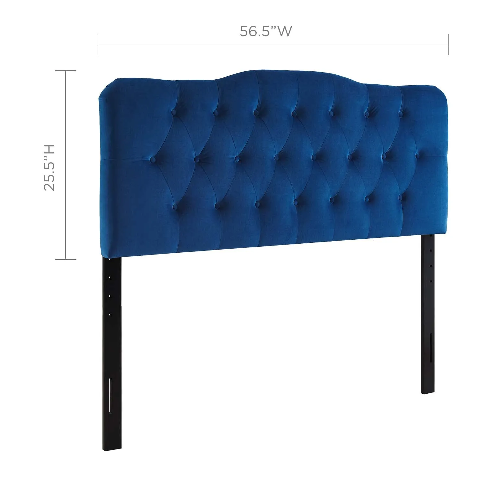 Annabel Diamond Tufted Performance Velvet Headboard