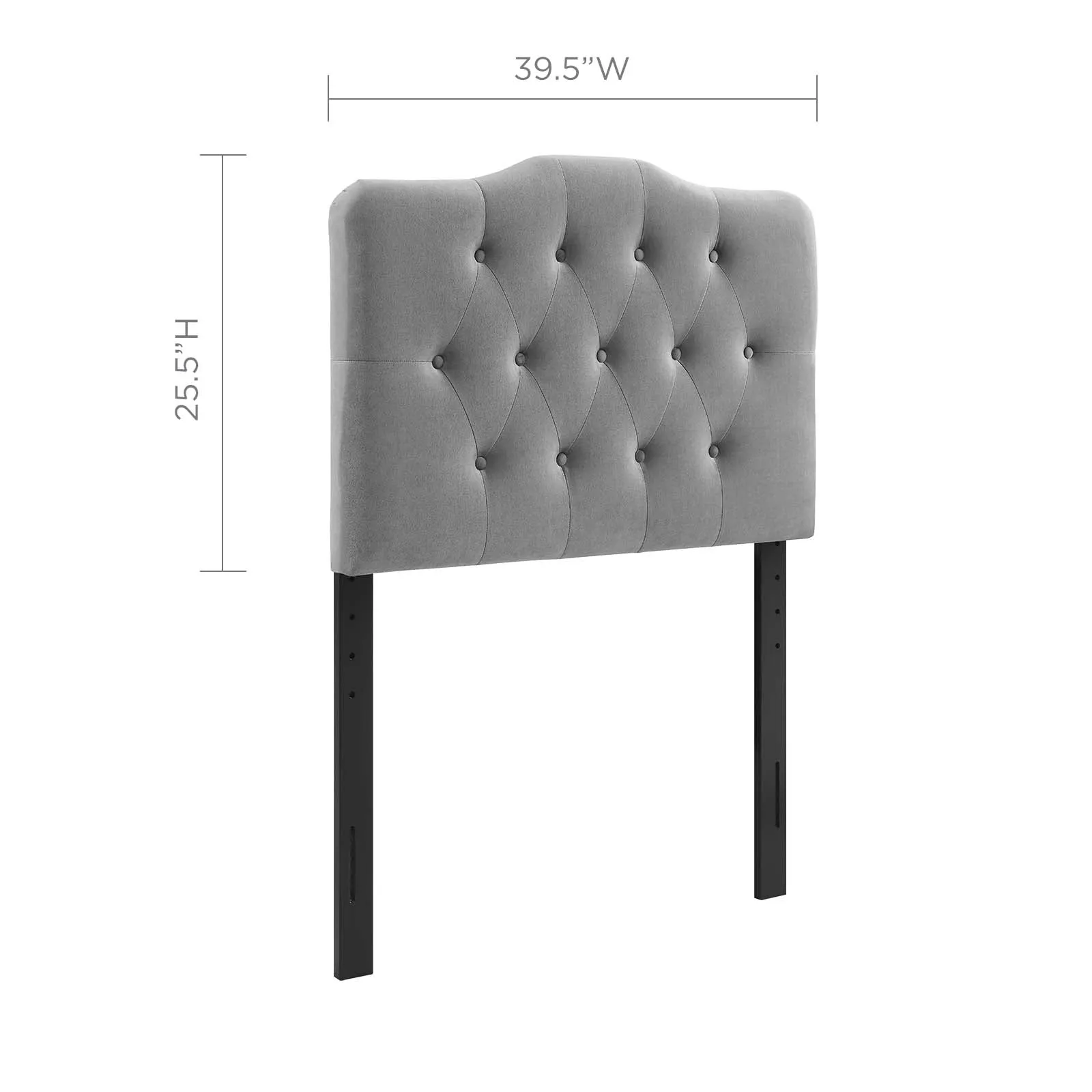 Annabel Diamond Tufted Performance Velvet Headboard