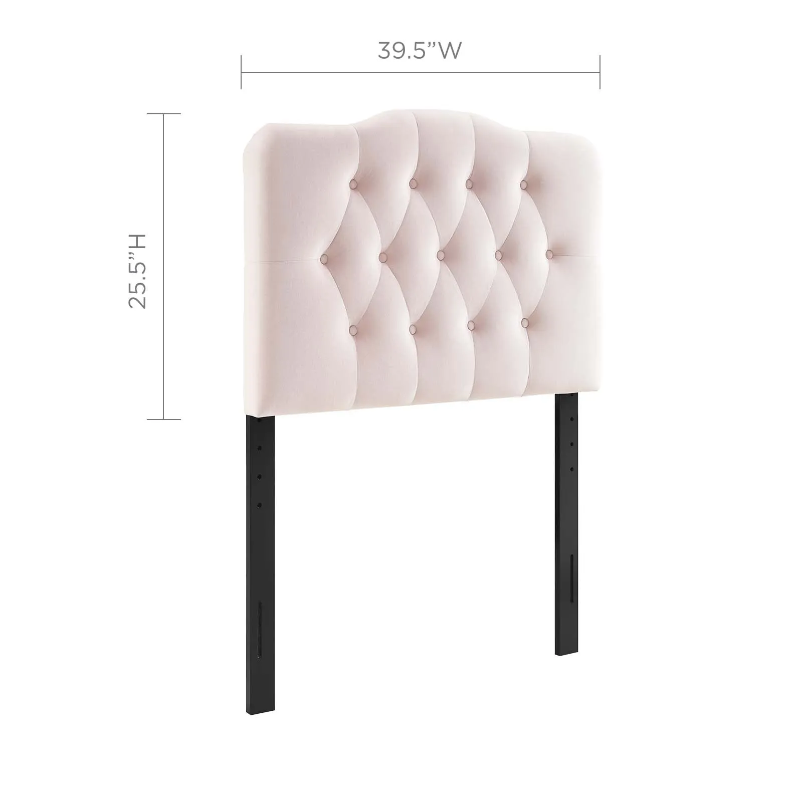 Annabel Diamond Tufted Performance Velvet Headboard