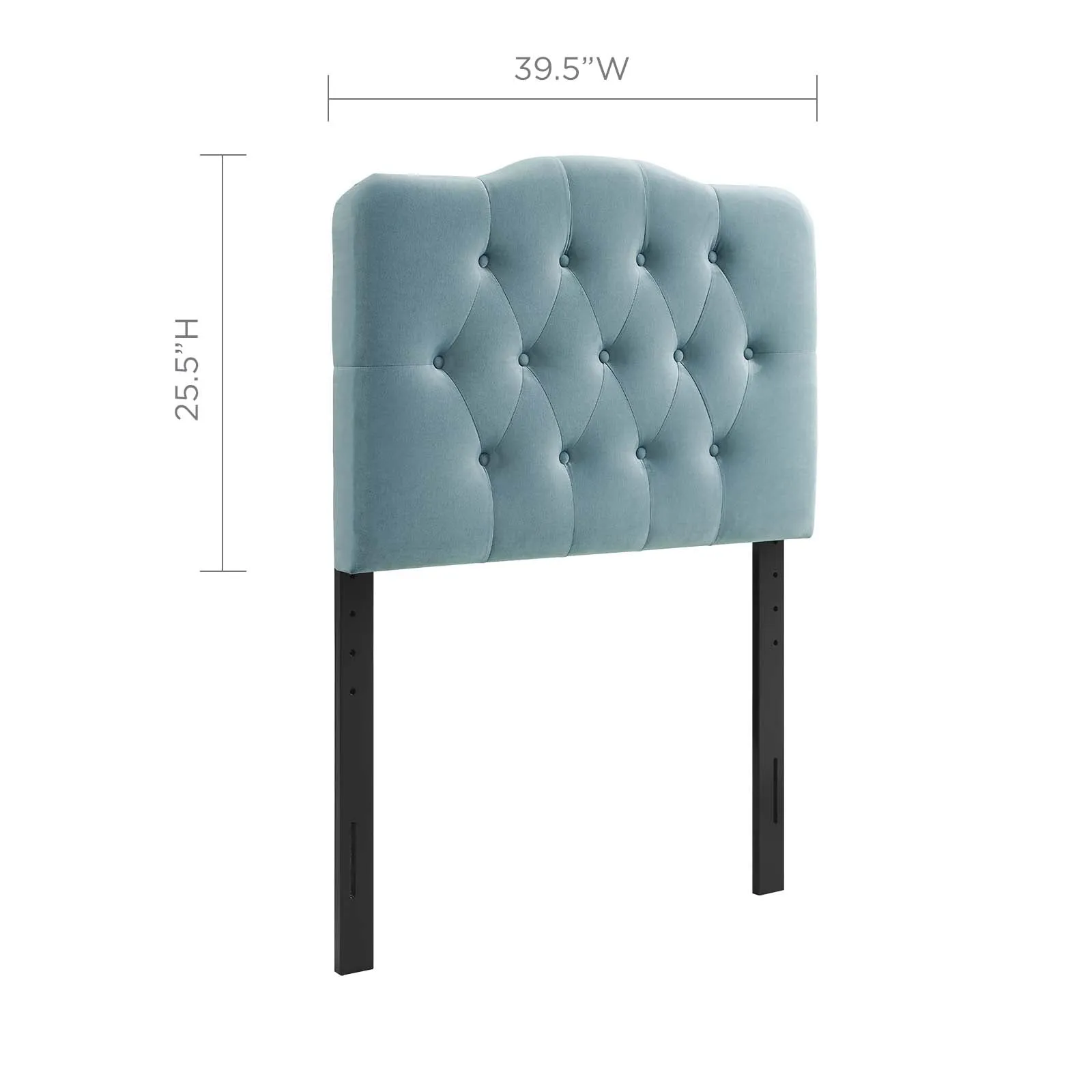 Annabel Diamond Tufted Performance Velvet Headboard