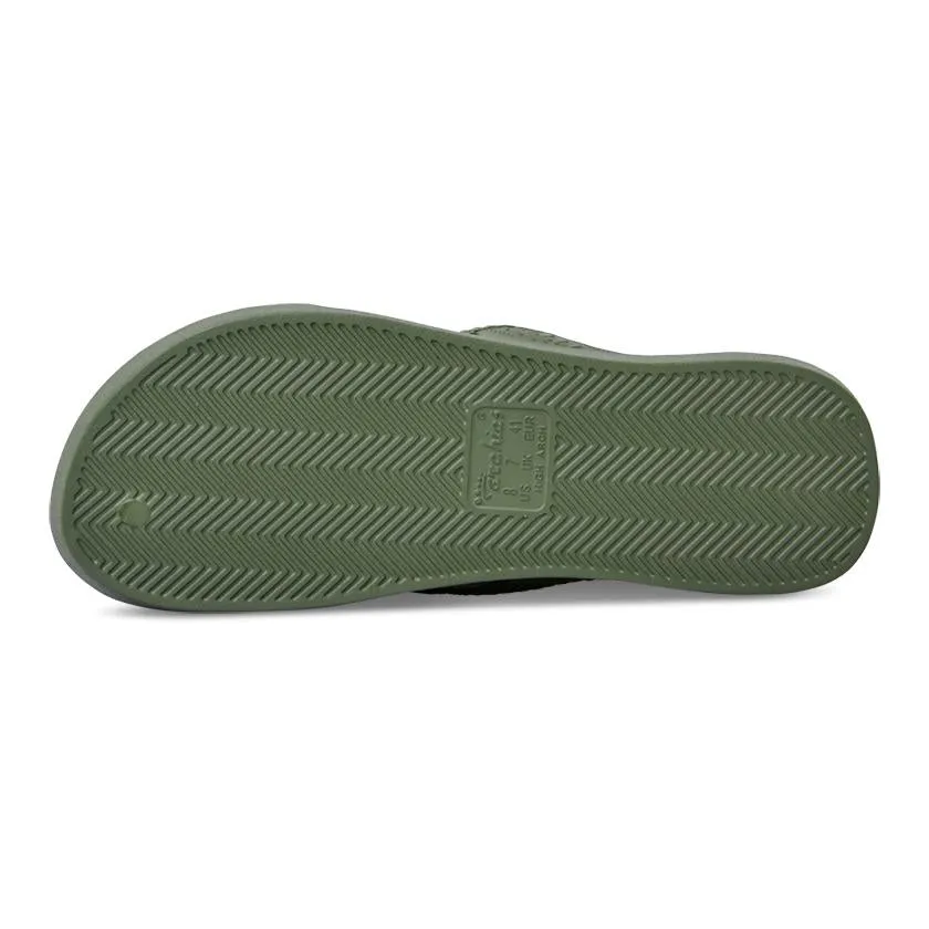 Archies Arch Support Flip Flops in Khaki