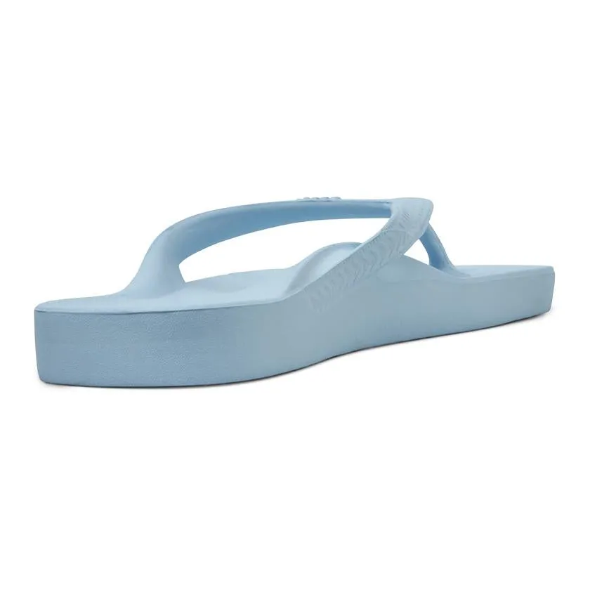 Archies Arch Support Flip Flops in Sky Blue