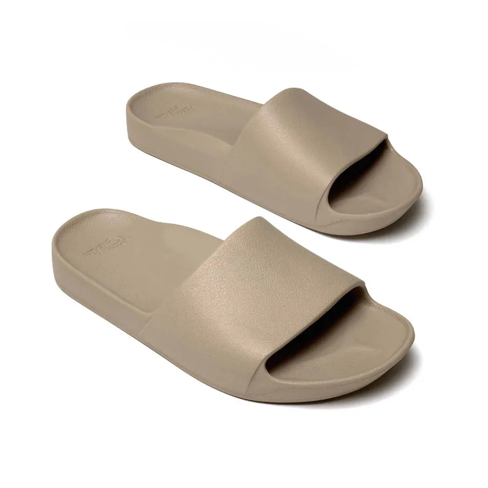 Archies Arch Support Slides in Taupe