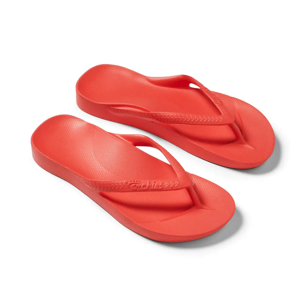 ARCHIES FLIP FLOPS CORAL - WOMENS