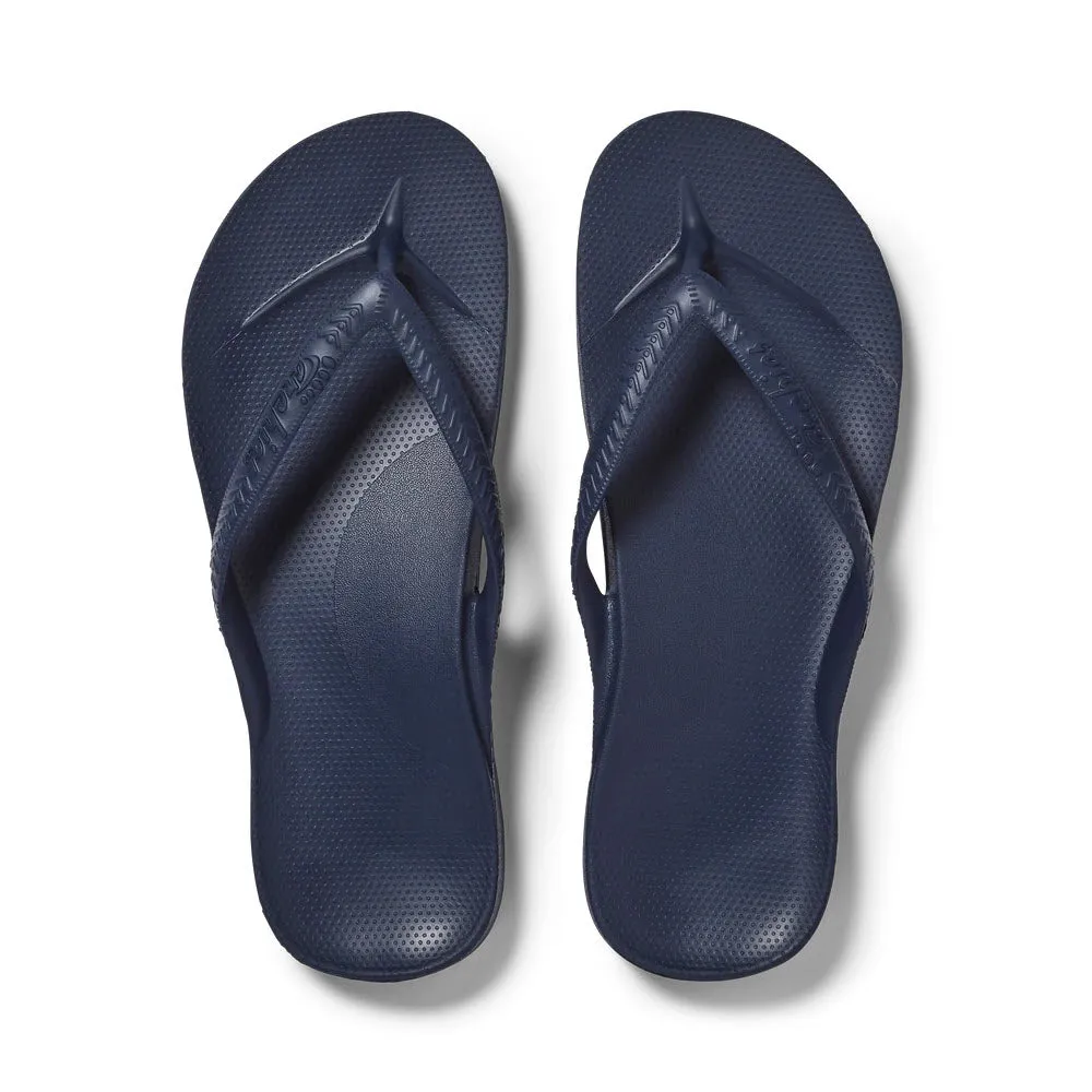 ARCHIES FLIP FLOPS NAVY - WOMENS