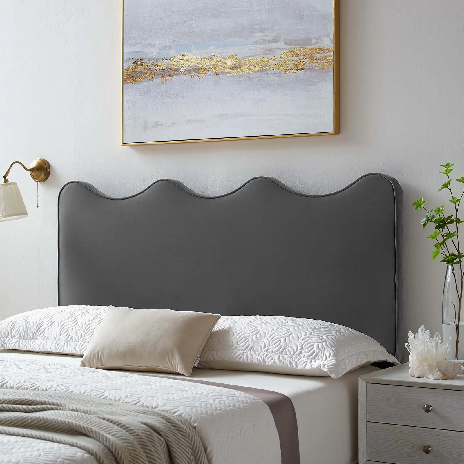 Athena Performance Velvet Headboard