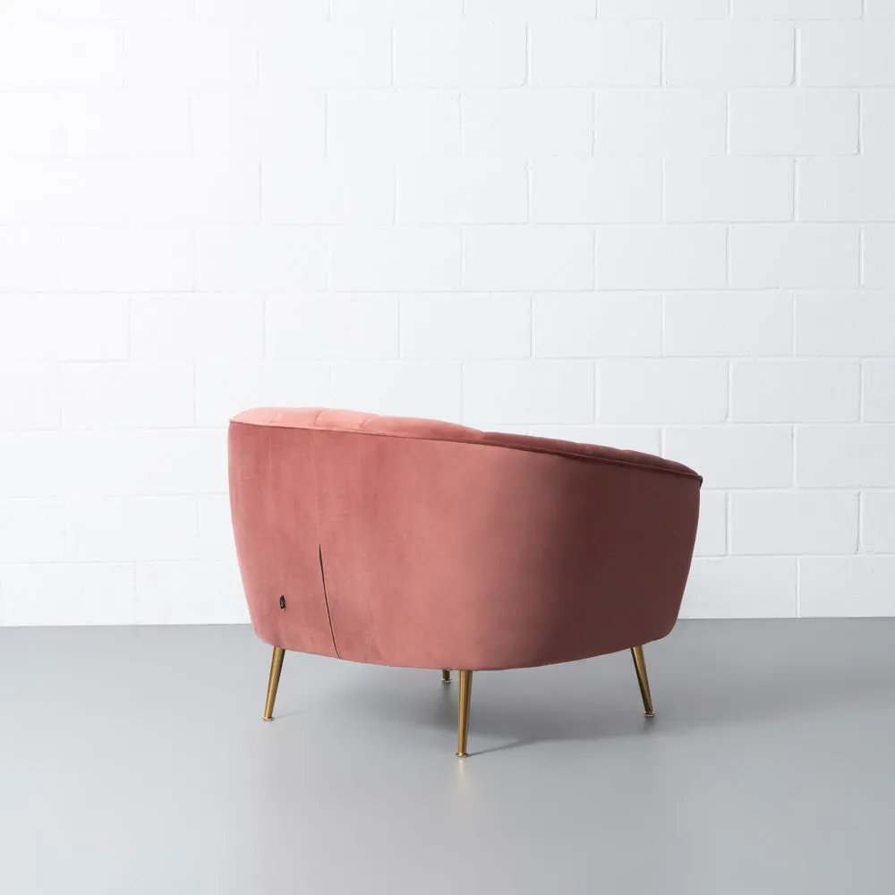 AUDREY - Pink Velvet Chair