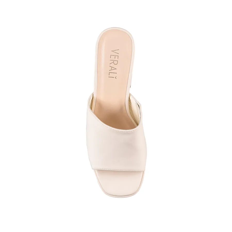 Avalon Platform Mules - Bone Smooth