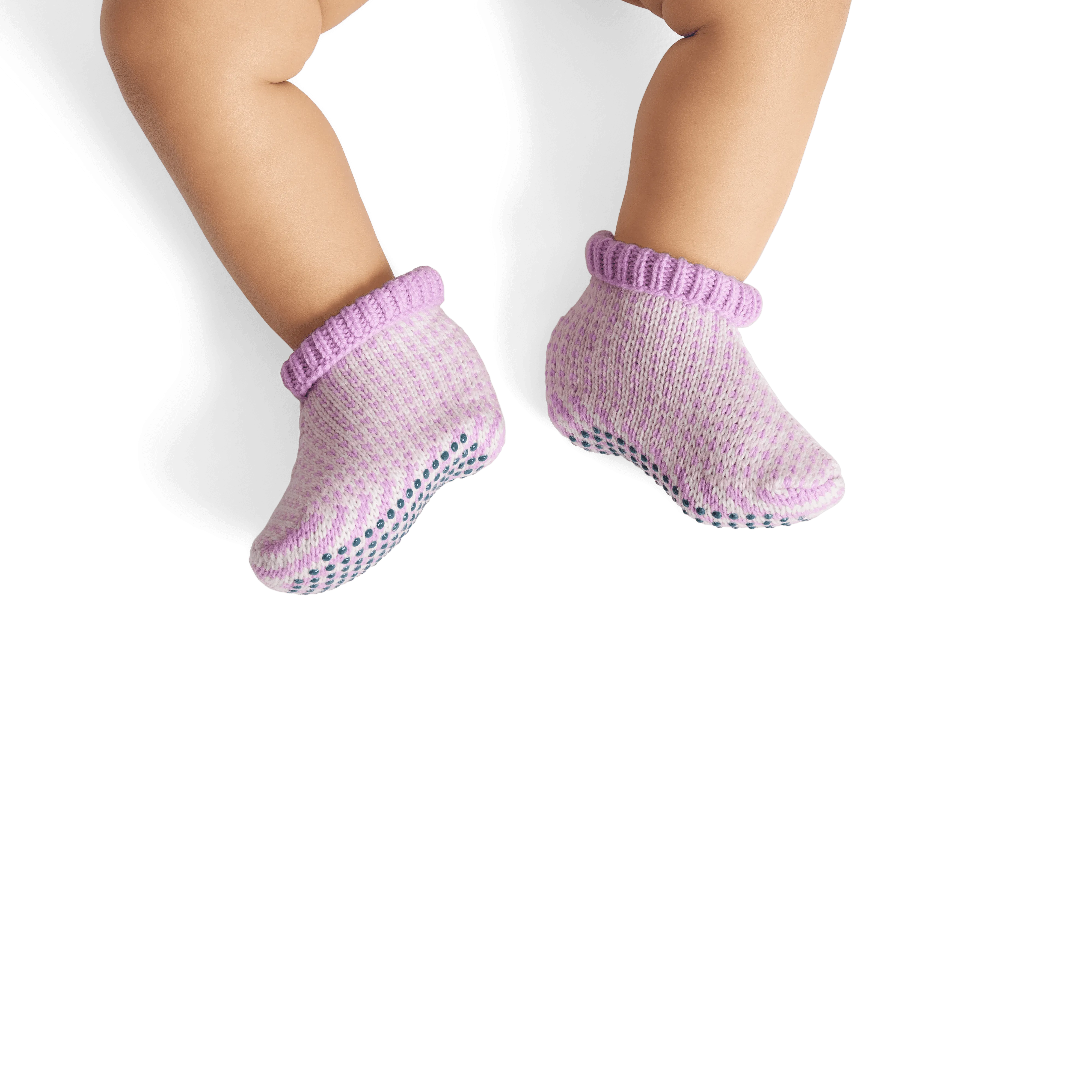 Baby Gripper Slipper Birdseye - Double Cushion