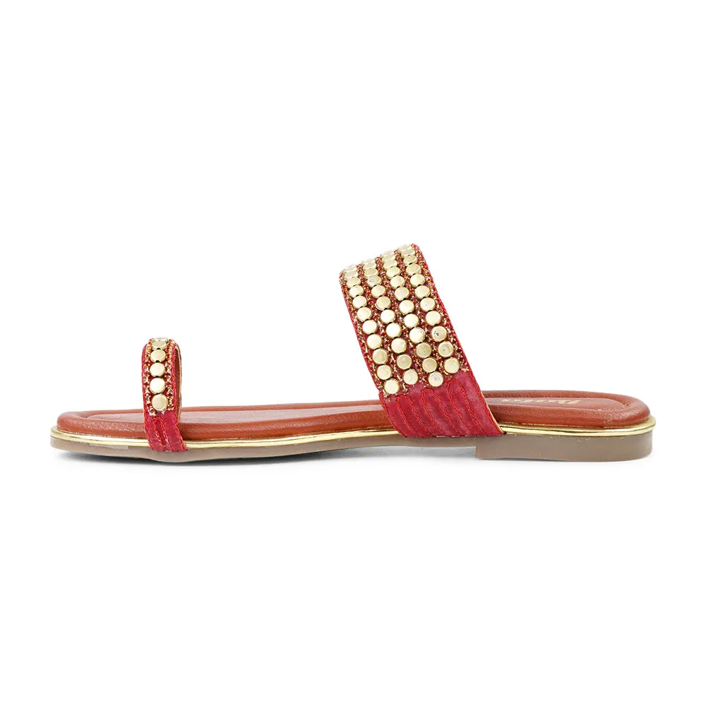 Bata RAY Ethnic Flat Toe-Ring Sandal for Women