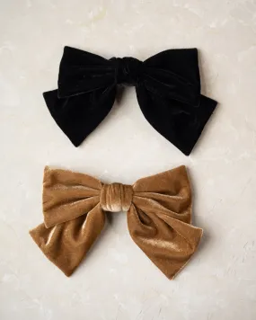 Big Velvet Bow Clip Corinne