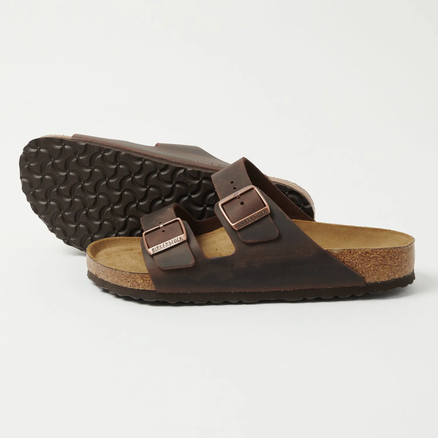 Birkenstock Arizona Oiled Leather Sandal - Habana