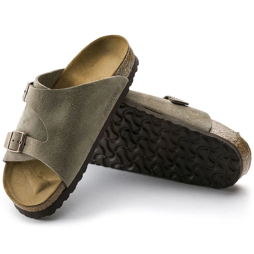 Birkenstock Zurich Sandal - Taupe Suede