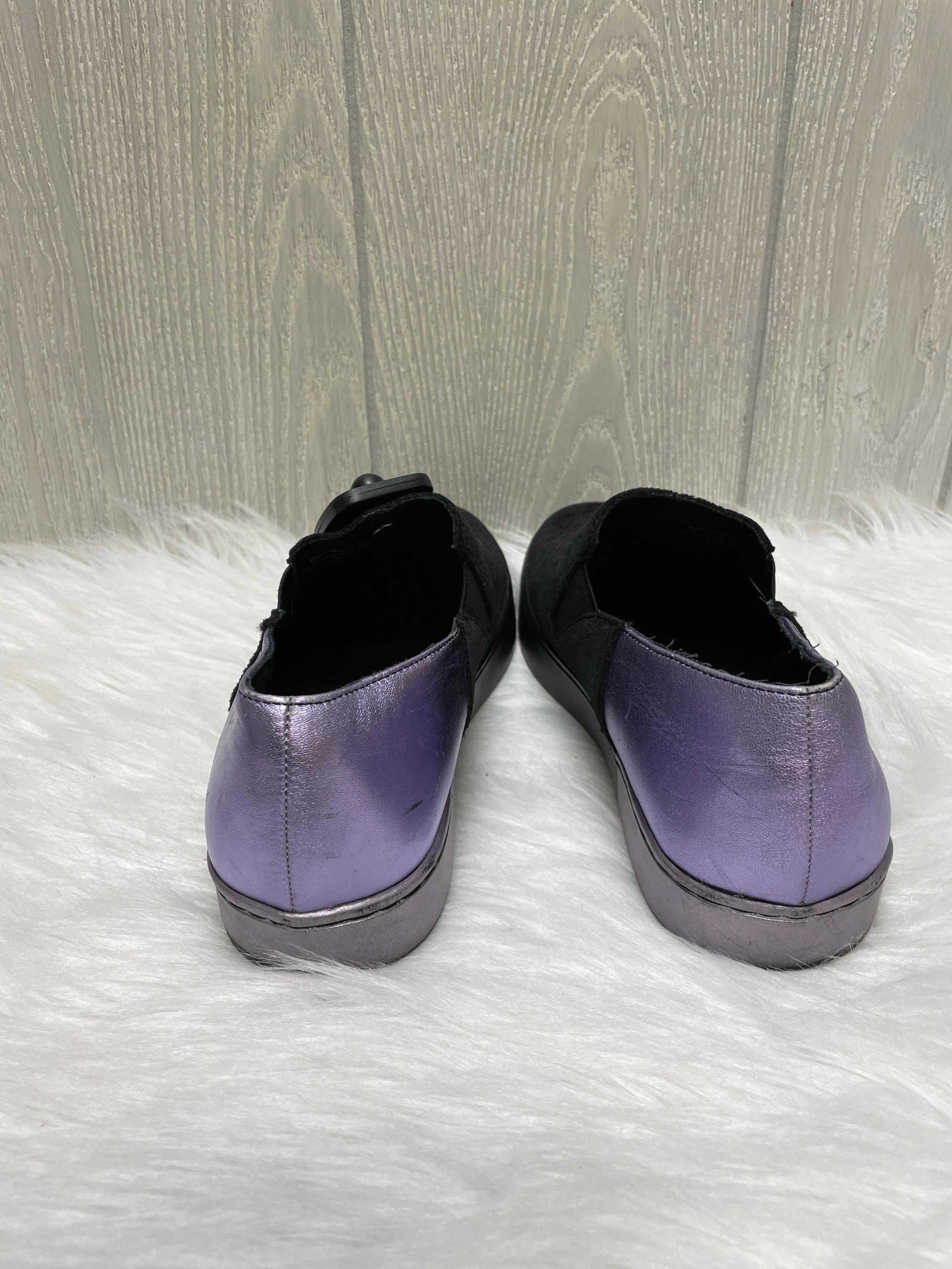 Black & Purple Shoes Flats Free People, Size 6.5