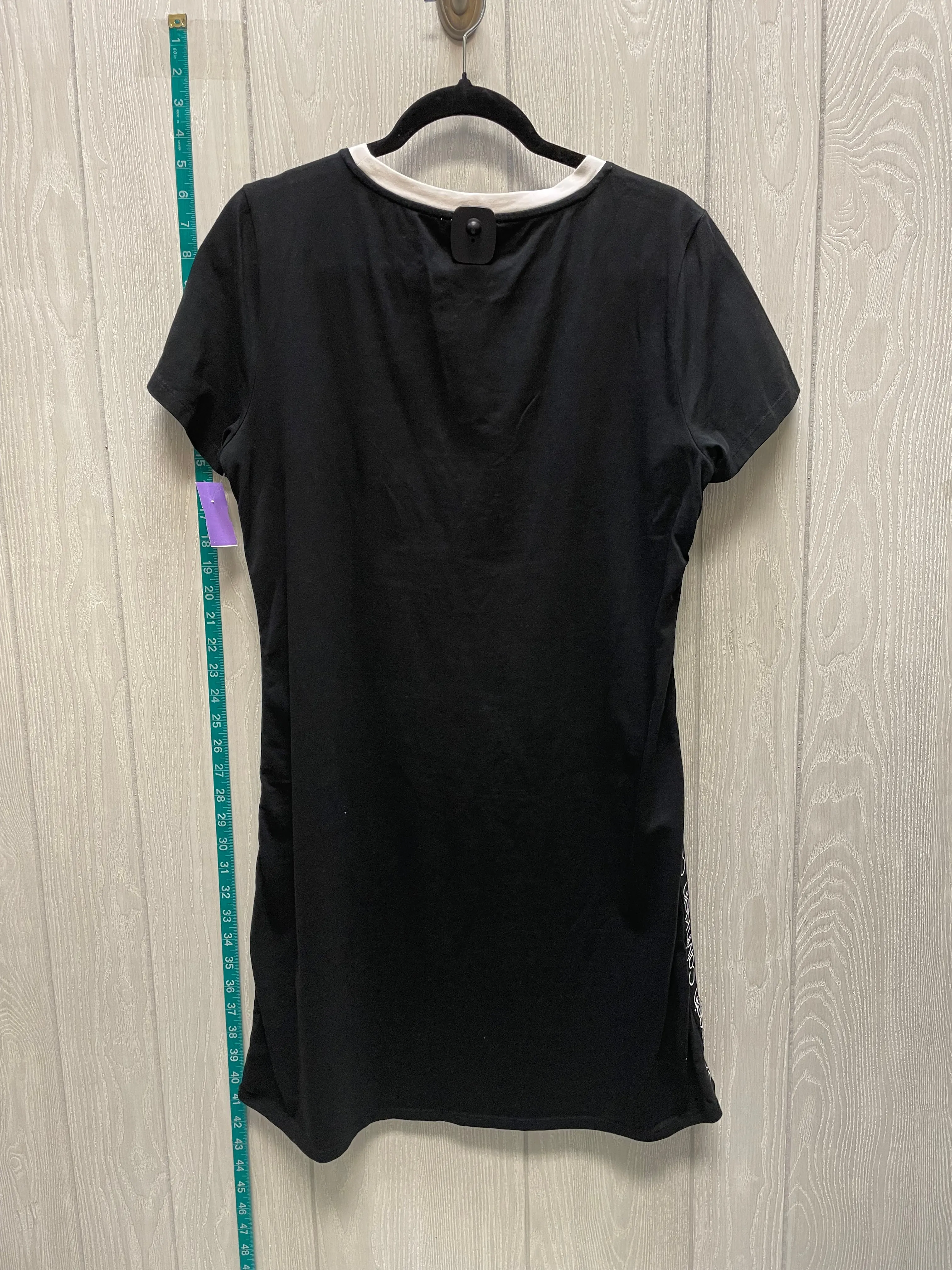 Black & White Dress Casual Short Calvin Klein, Size L