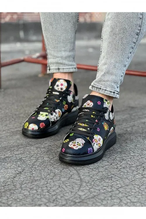 Black Skull Sneaker WG501