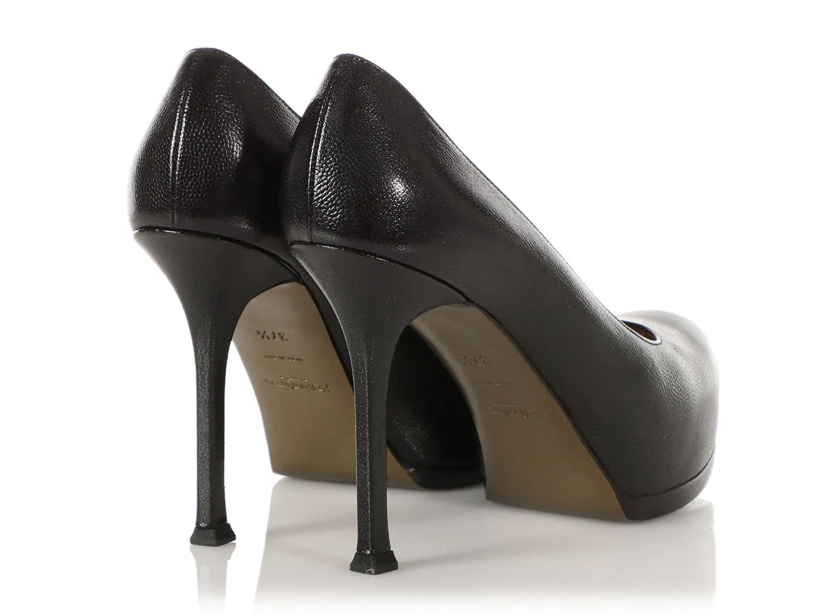 Black Tribtoo 80 Platform Pumps