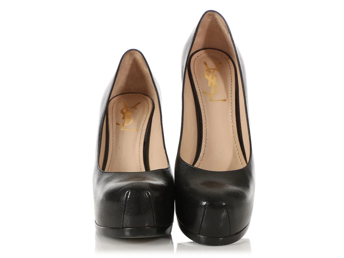 Black Tribtoo 80 Platform Pumps