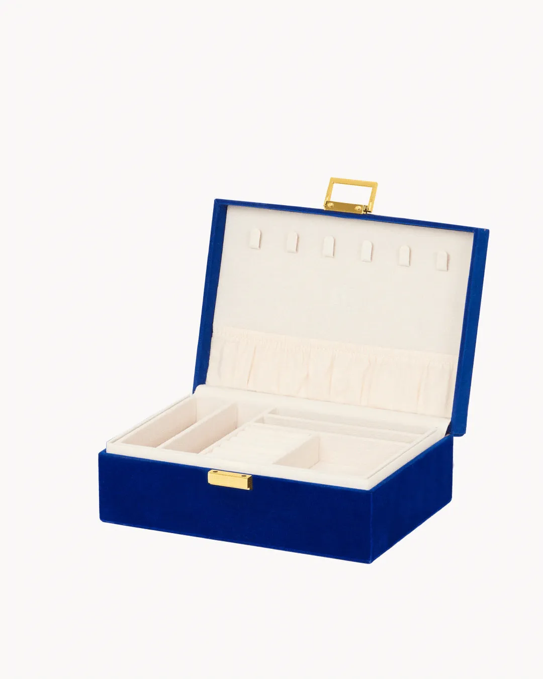 Blue Velvet Jewellery Box