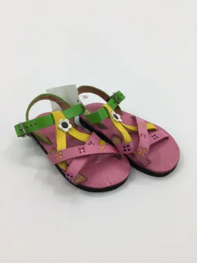 brandless Child Size 4 Toddler Pink Sandals/Flip Flops