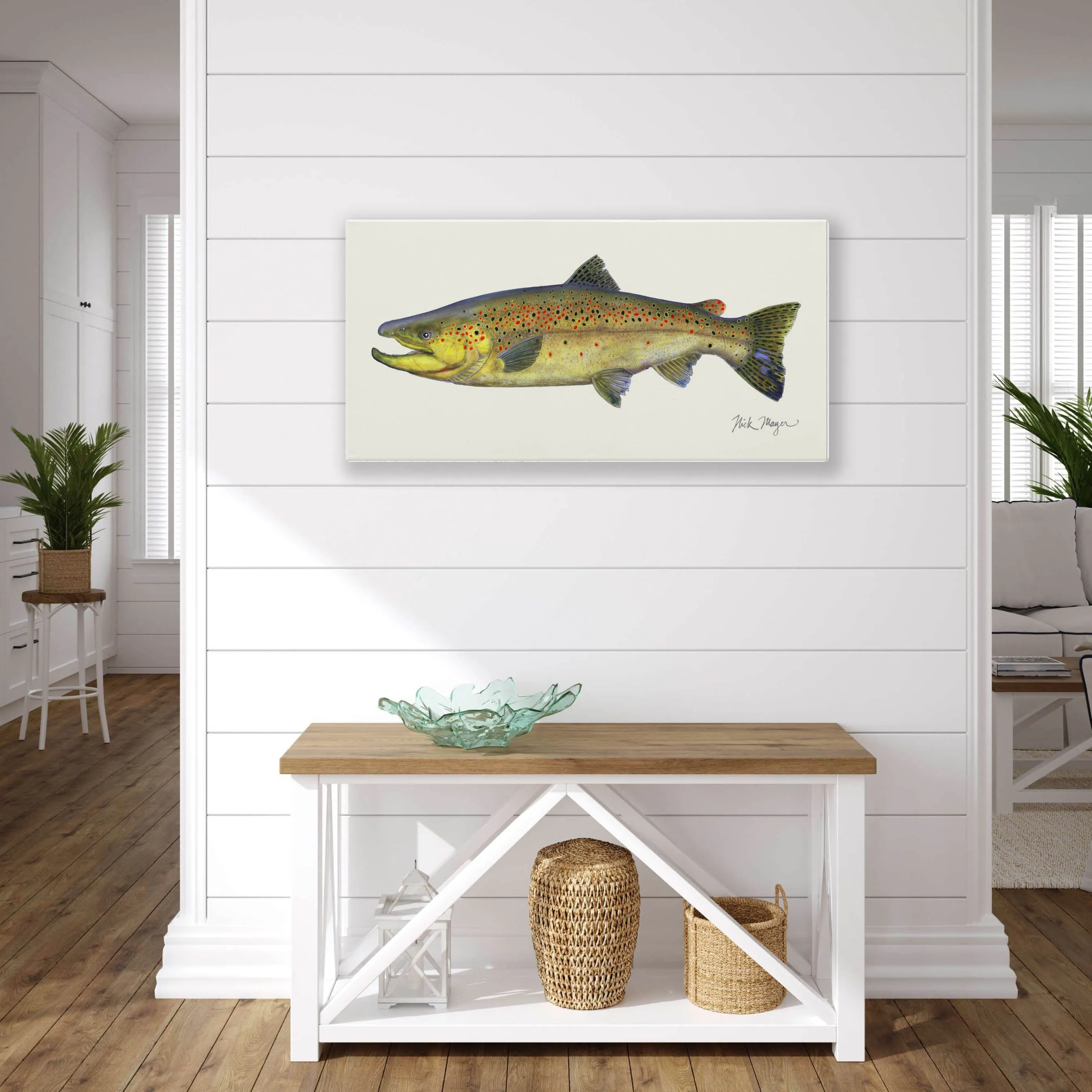 Brown Trout Canvas Print