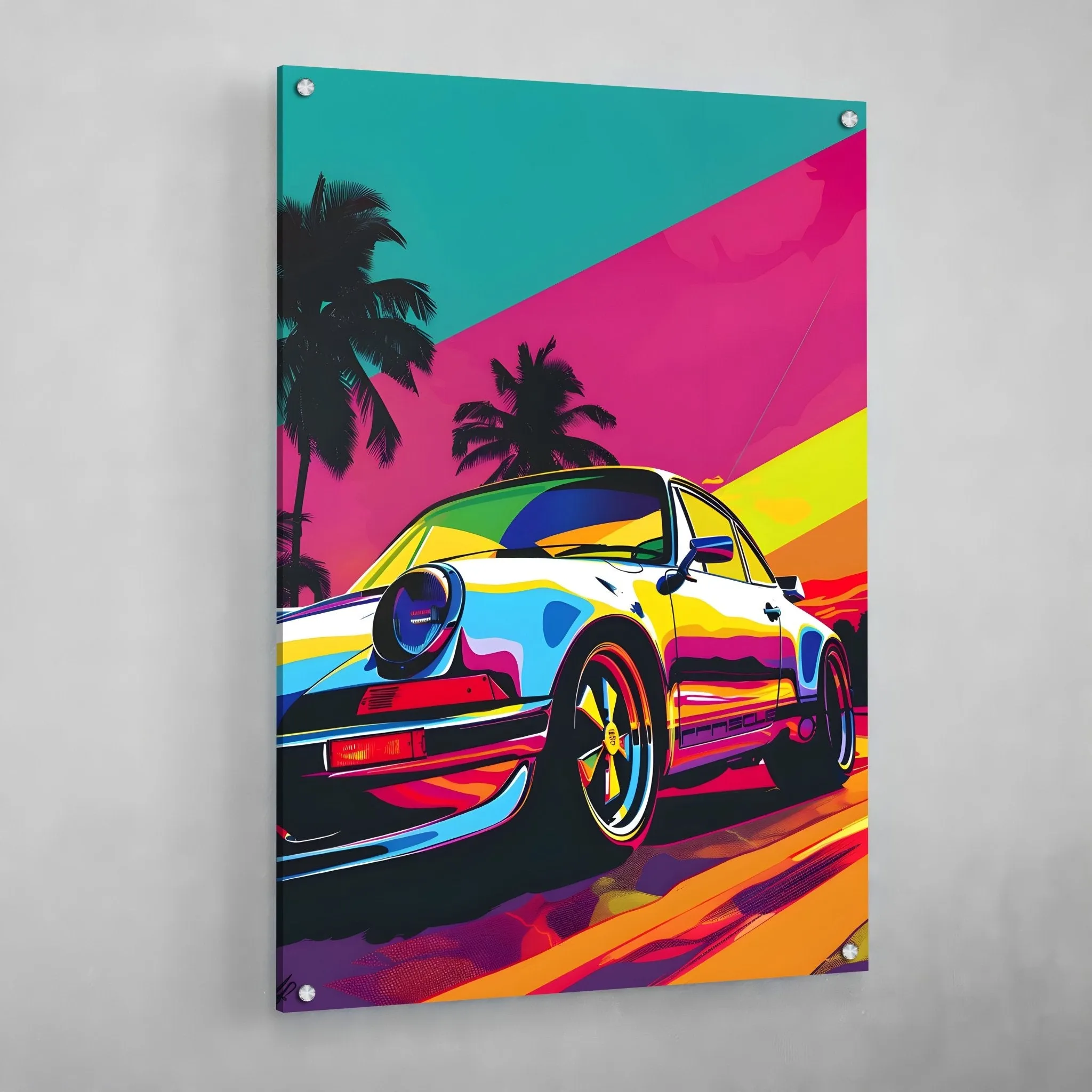 Car Pop Art Canvas