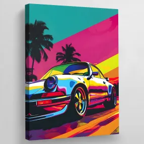 Car Pop Art Canvas