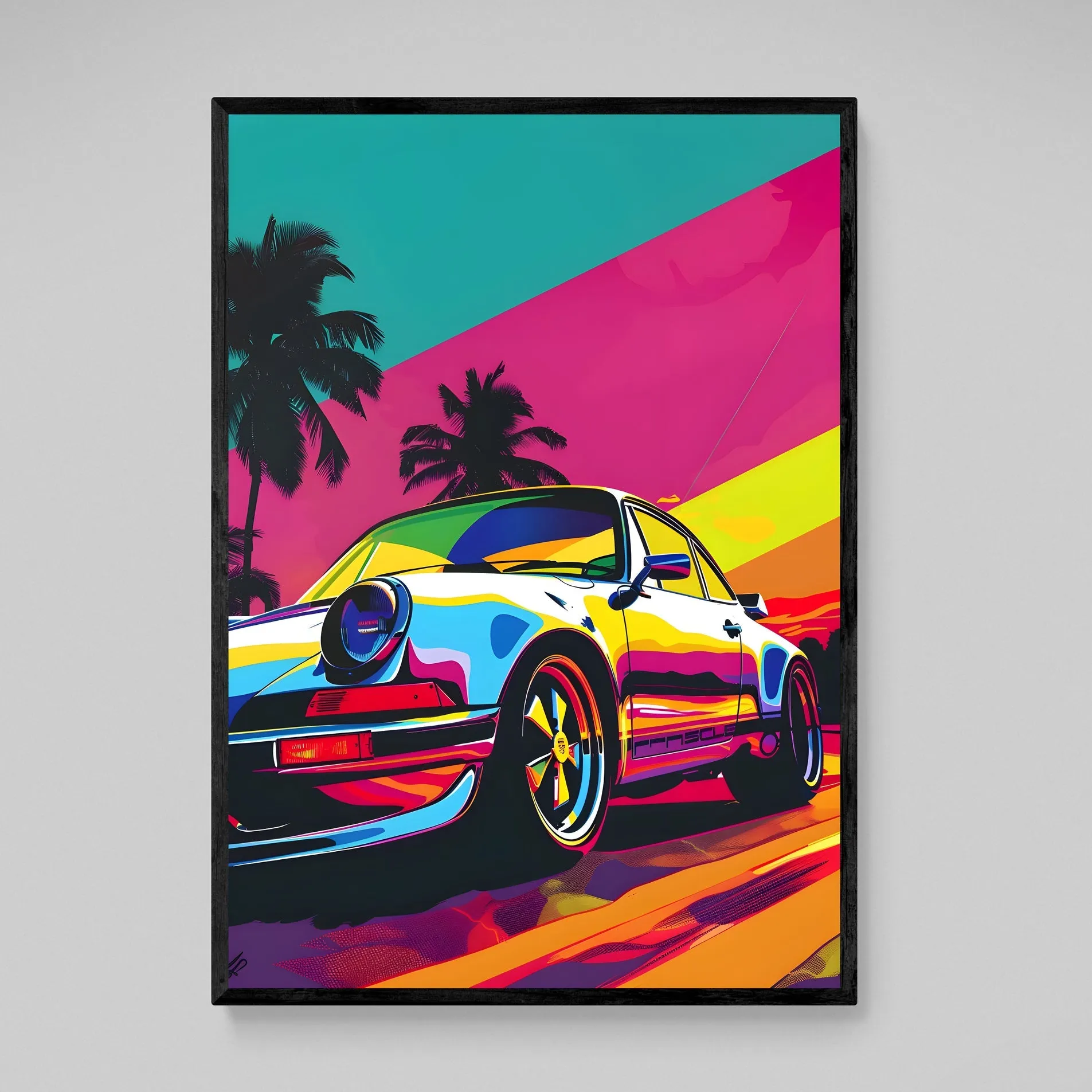 Car Pop Art Canvas