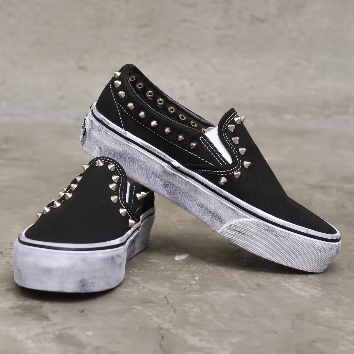 Classic Slip-On Platform Custom Studs