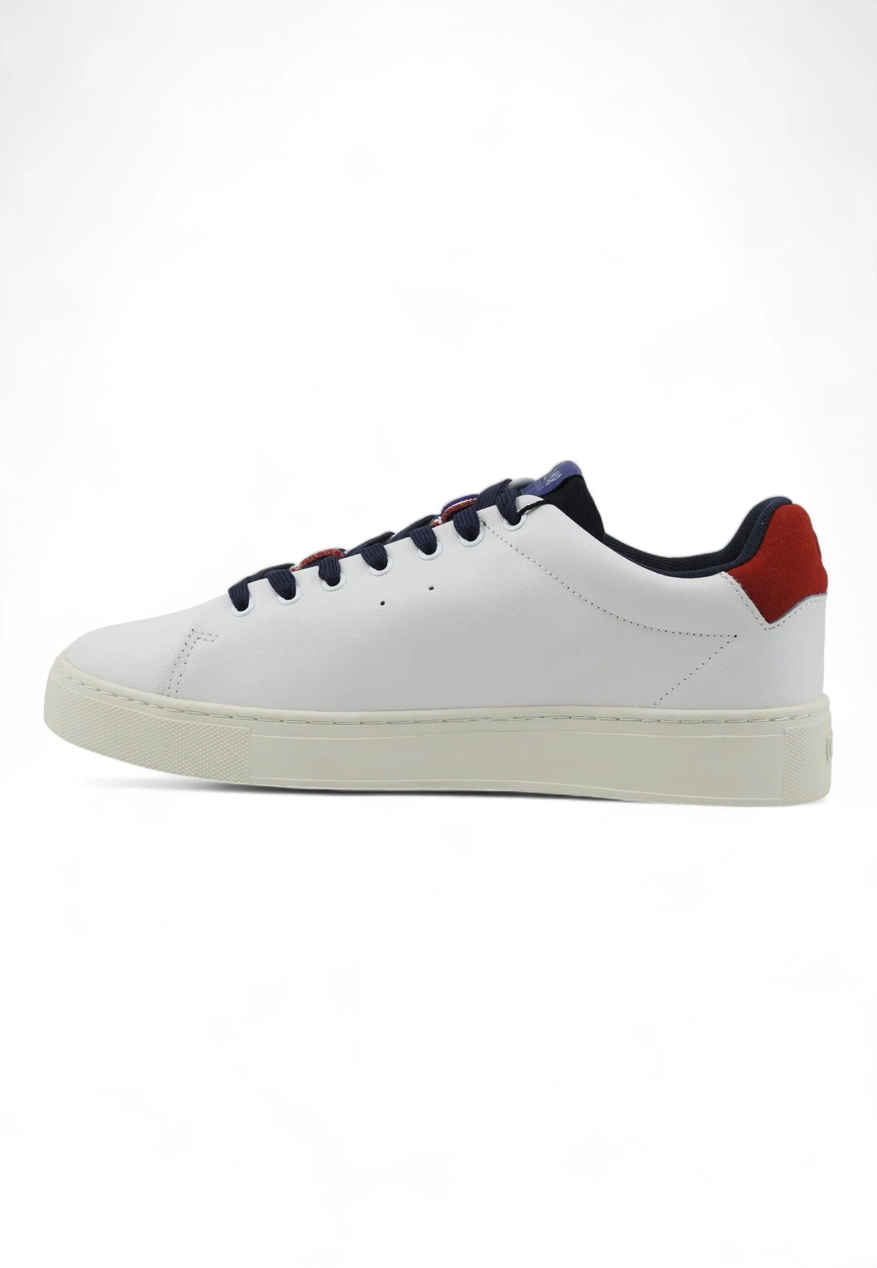 COLMAR Sneaker Uomo White Navy Red BATES GRADE