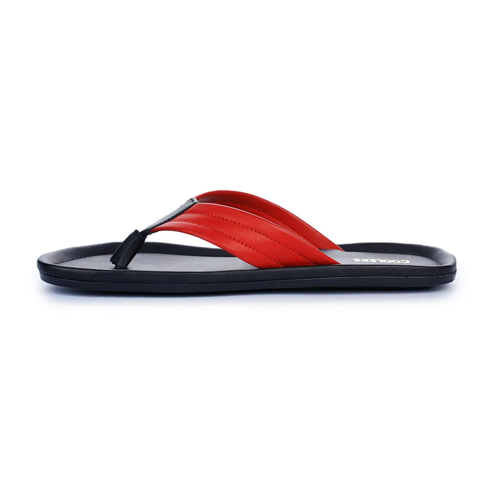 Coolers Casual Red Flip-Flop For Men K2-155 By Liberty