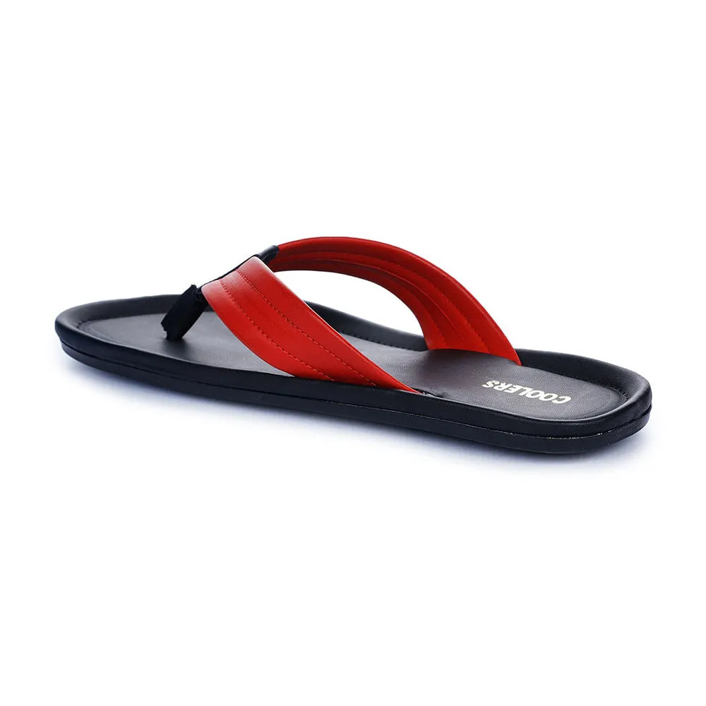 Coolers Casual Red Flip-Flop For Men K2-155 By Liberty