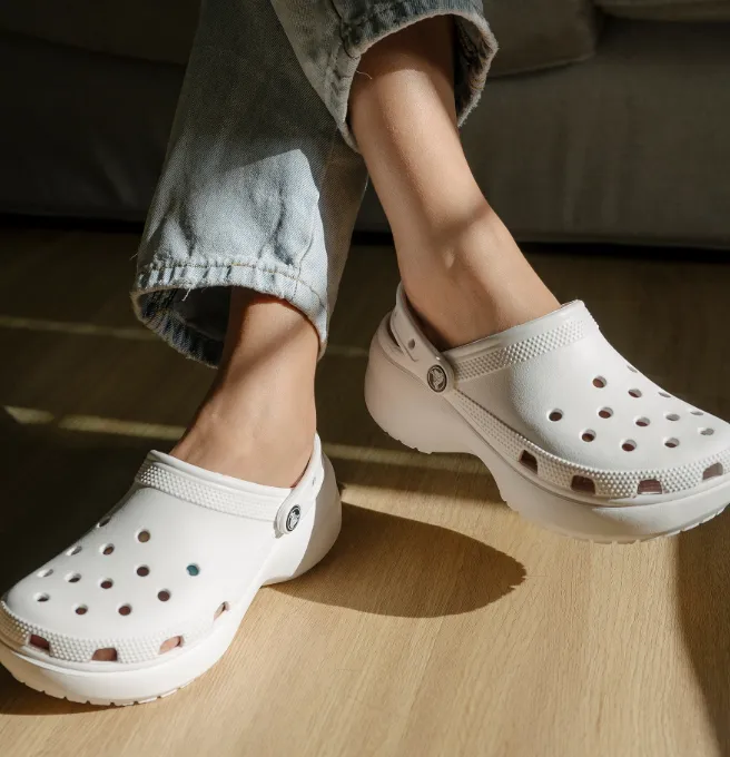 Crocs Classic Platform Clog White