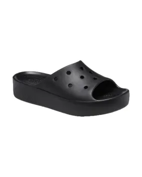 Crocs Classic Platform Slide Nero